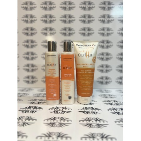 Retrò.specific - Kit capelli ricci Shampoo + Conditioner + Gel 250ml