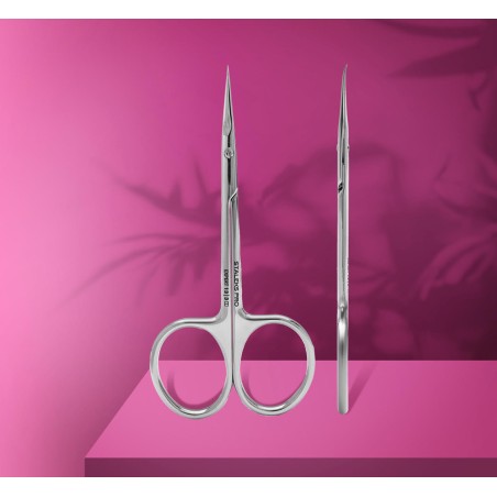 STALEKS PRO- FORBICI PROFESSIONALI PER CUTICOLE CON GANCIO PER UTENTI MANCINI- EXPERT 13 TIPO 3