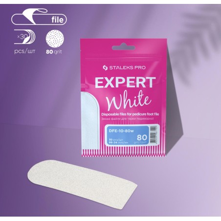 STALEKS PRO-RASPE USA E GETTA PER PEDICURE EXPERT 10, GRADA 80 (30PZ)