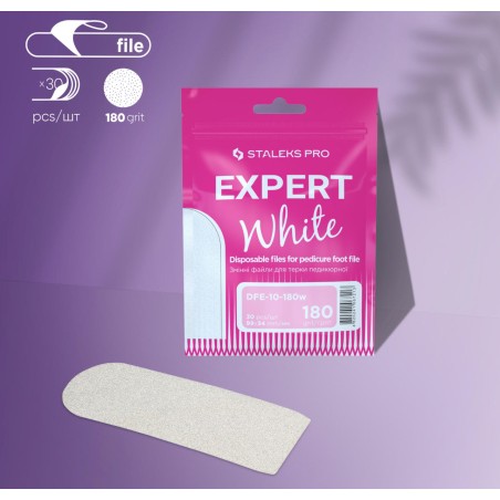 STALEKS PRO-RASPE USA E GETTA PER PEDICURE EXPERT 10, GRANA 180 (30 PZ)