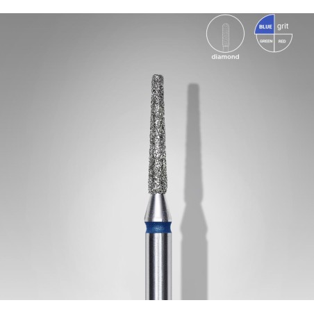 STALEKS PRO- PUNTA IN DIAMANTE TRONCONICA BLU EXPERT-DIAMETRO DELLA TESTA 1.6MM/ DIAMETRO PUNTA TOTALE 10MM