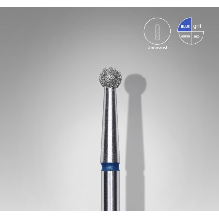 STALEKS PRO- PUNTA IN DIAMANTE A PALLA -BLU-EXPERT DIAMETRO 2.7MM