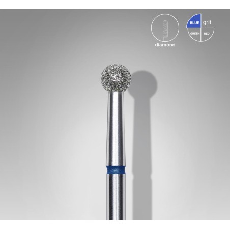 STALEKS PRO- PUNTA IN DIAMANTE A PALLA-BLU- EXPERT DIAMETRO 3.5MM