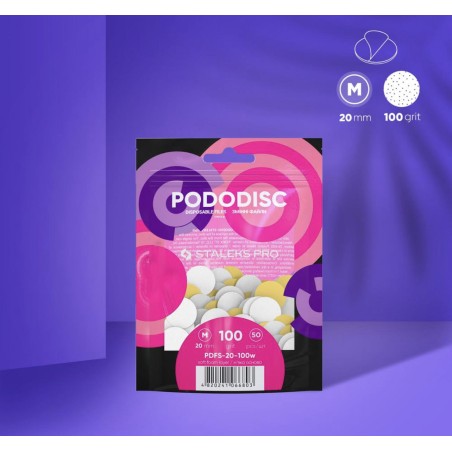 STALEKS PRO- PODODISC USA E GETTA PER DISCO PEDICURE (M) EXPERT 100 GRANA (50PZ)