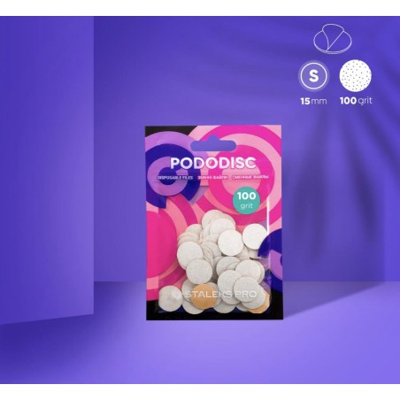 STALEKS PRO- PODODISC (S-15MM) USA E GETTA EXPERT GRANA 100 (50PZ)