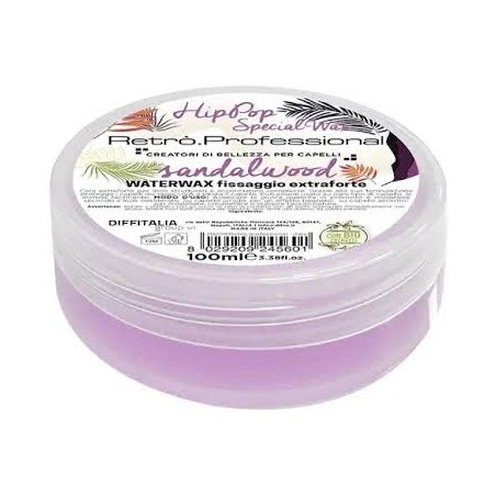 RETRO'. HIPHOP SPECIALWAX SANDALWOOD WATERWAX FISSAGGIO 4/5