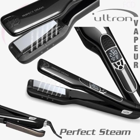 Ultron - Perfect Steam - Piastra per capelli a vapore professionale, con serbatoio d’acqua integrato