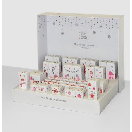REAL NAILS CALENDARIO DELL'AVVENTO ESCLUSIVO CON 25 CASELLE