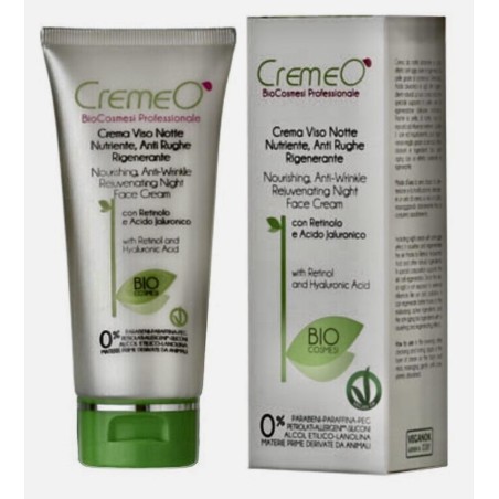 CREMEO'- CREMA VISO NOTTE NUTRIENTE, ANTI RUGHE RIGENERANTE 75 ML