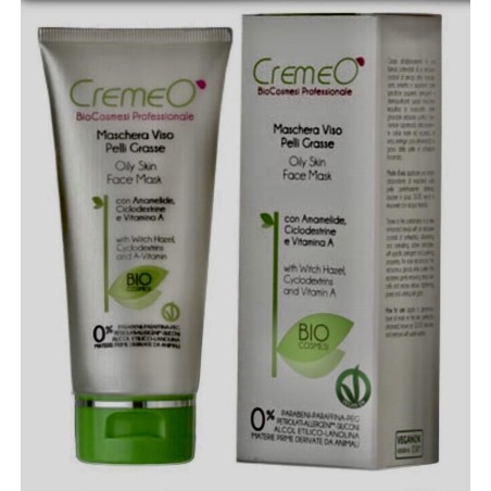 CREMEO'- MASCHERA VISO PELLI GRASSE 75 ML