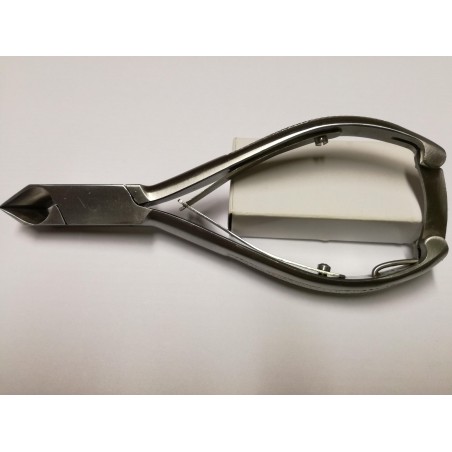 Tronchese punta curva a doppia molla in Acciaio INOX - cm14