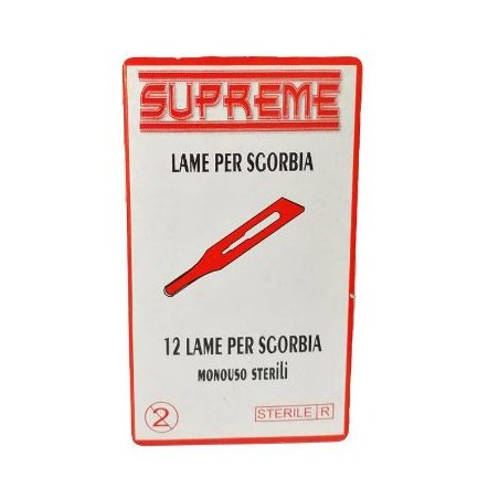 Supreme Lame Sgorbie- confezione da 12 pezzi